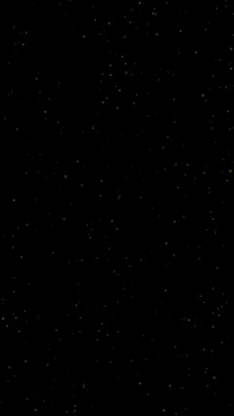 Looped flickering gold dots on clean black vertical background Stock Footage 338405923