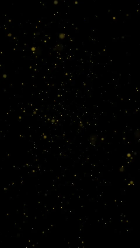 Looped gold particles motion movement on vertical background Stock Footage 338306977