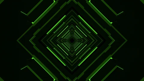 Looped Green Abstract Technology Endless Video stock 99465424