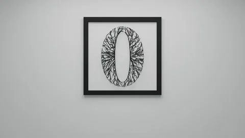 Looped growing number zero. 4K 3840x2160. 60 FPS. Stock Footage 144082170