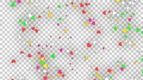 Looped Hearts 4k Stock Footage 46325504