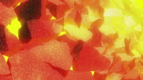 Looped Lava Fire Animation Stock Footage 37140605