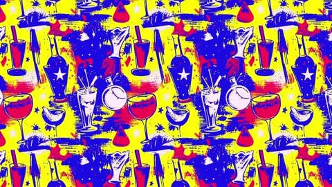 Looped light and celebration theme — Horizontal Motion Video stock 308251382