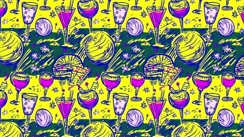 Looped light and celebration theme — Horizontal Motion Stock Footage 308251929