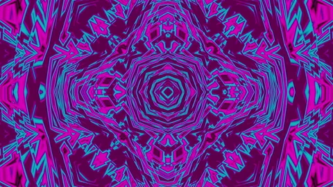Looped linear and shape animation in kaleidoscope color Stock Footage 228247044