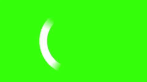 Looped Loading Circle Icon Animation on Green Background 库存影片 275830797
