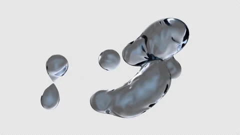 Looped motion of a stream of drops of simple water. Stock Footage 149718380