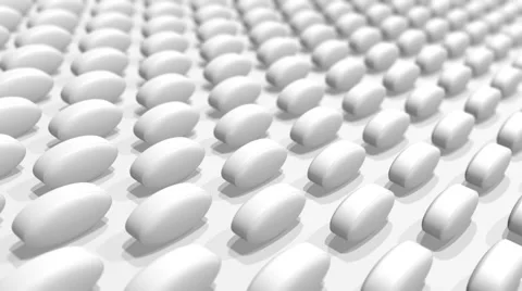 A looped a motion tween white of tablets 库存影片 60717809