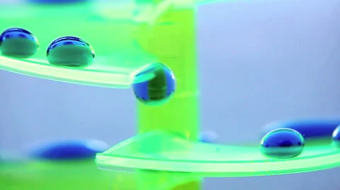 Looped Oil Drops 50fps Stock Footage 44731908