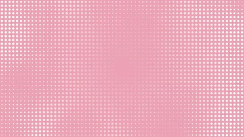 Looped pink abstract background with geometric dot pattern, soft gradient Stock Footage 342534974