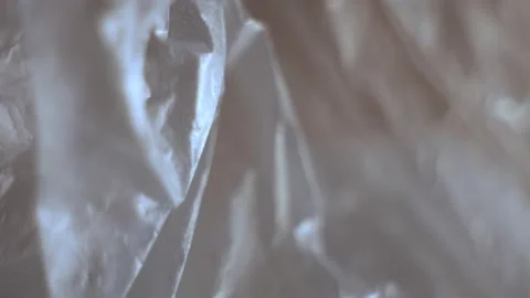 Looped plastic material sequence Stock Footage 192374590