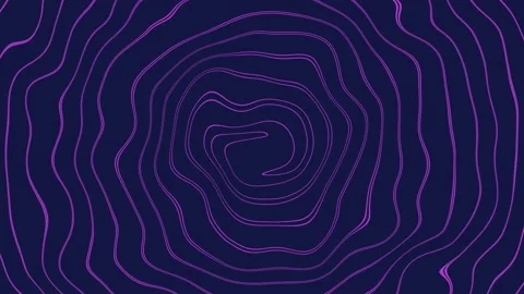 Looped psychedelic background. Purple liquid spiral on blue backdrop. 4K Stock Footage 154884627