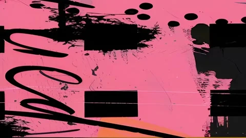 Looped Retro Grunge Texture Layer Stock Footage 300827290