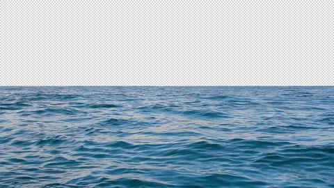 Looped Sea With Transperant Background Stock Footage 234828958