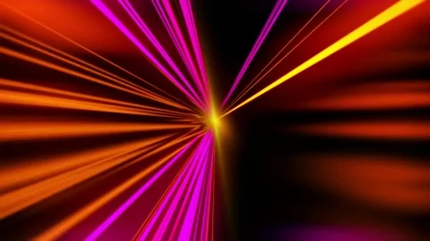 Looped Speed Colored light streaks acceleration Stock Footage 81365429