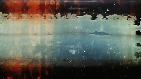 Looped Stylized Grunge Texture Display Stock Footage 264141173
