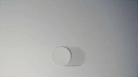 Looped Toggle Switch Animation with Pink Glow Light Stock Footage 312266574