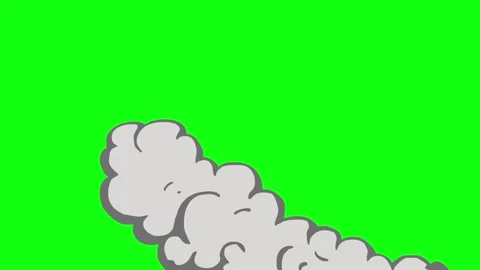 Looped vector animation of smoke on gree... | Stock Video | Pond5