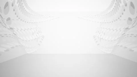 Looped visualization. Luxury abstract architectural background.  Stock-Footage 148427506