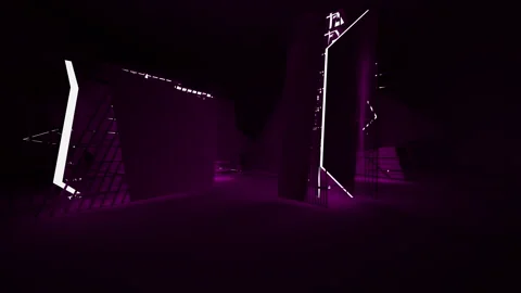 Looped visualization. Luxury abstract architectural background. Flying Stock Footage 149576322