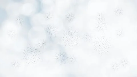Looped white snowflakes on bright background 库存影片 339716862