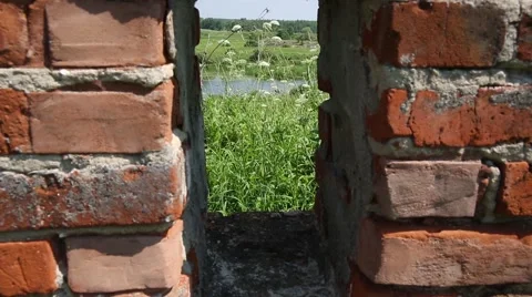 Loophole ancient fortress Stock Footage 63487664