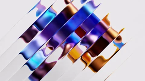 Looping 3d animation, abstract intro with ripple effect. Stock Footage 306623322