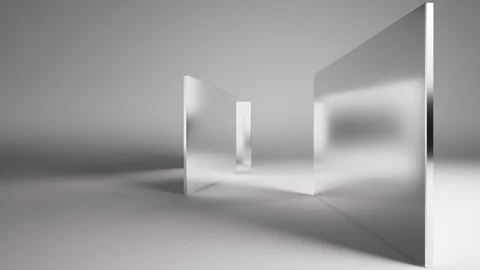 Looping 3d animation. Abstract minimalist background Stock Footage 282024336