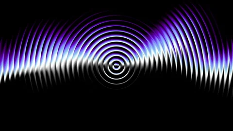 Looping 3D animation. Abstract minimalist black background of flat discs with Stock Footage 339325830
