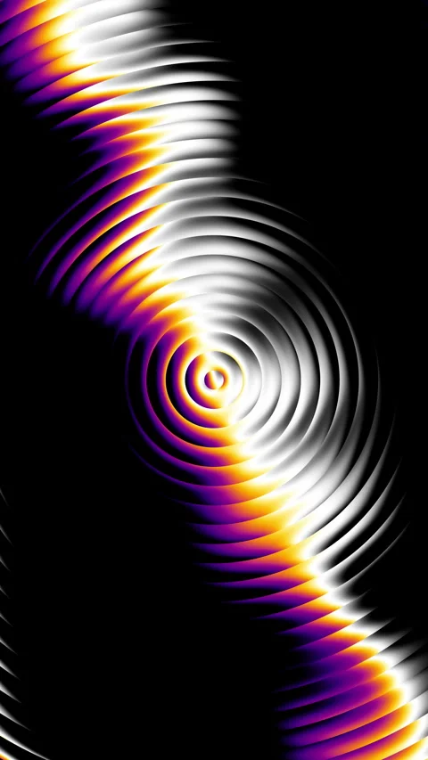 Looping 3D animation. Abstract minimalist background of flat discs with Stock Footage 339326410