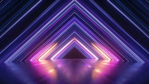 Vertical Glowing Neon Lights Stage Loop Animated Background - Motion Made  on Make a GIF