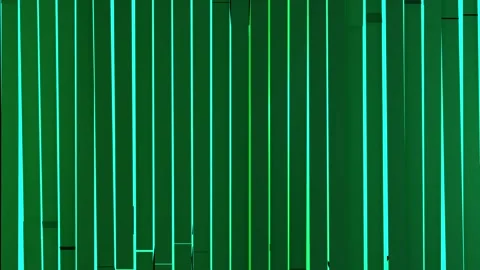 Looping 3d animation. Green lines animation. Vídeos de archivo 342531690