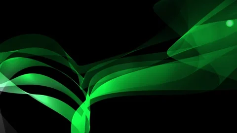 Looping 3d animation. Green Lines. Stock Footage 343153680