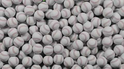 Looping 3D animation with green screen transitions for baseball activities Stock Footage 303485435