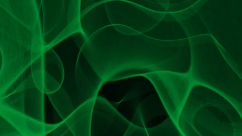 Looping 3D animation the green smoke against the black background in UHD Stock-Footage 106939934