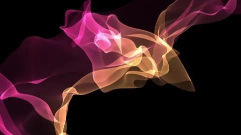 Looping 3d animation. Multicolor Lines. Stock Footage 343153606