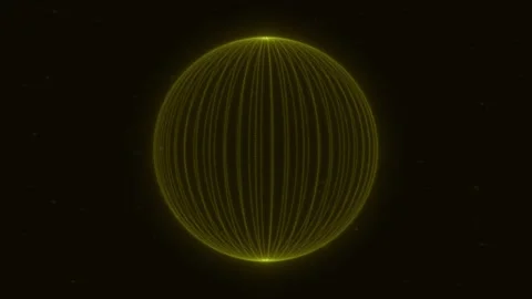 Looping 3d animation. neon sphere.abstract circle background Stock Footage 302652361