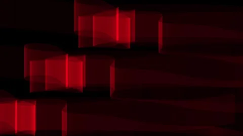 Looping 3d animation. Red Ribbon animation. Stock Footage 343153939