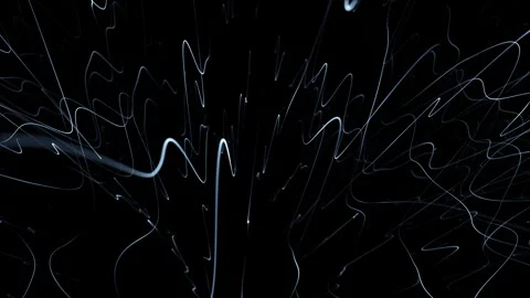 Looping 3d blurred curvy lines motion background Stock-Footage 334817373