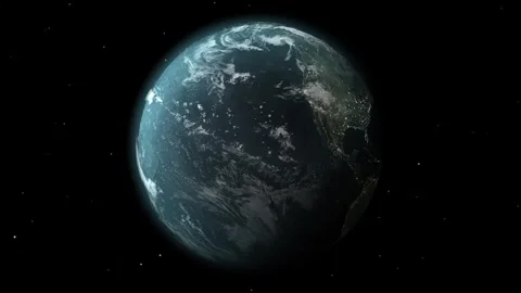 Looping 3D earth Stock Footage 292449114