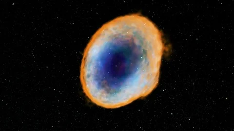 Looping 3d nebula or supernova in space Stock Footage 83840615
