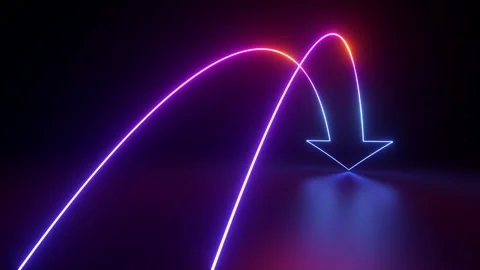 Looping 3d render, abstract minimalist geometric background. Stock Footage 233509062