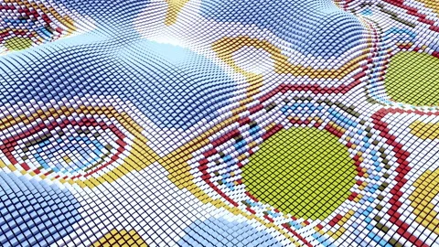 Looping 3D Video Background Stock Footage 135742811