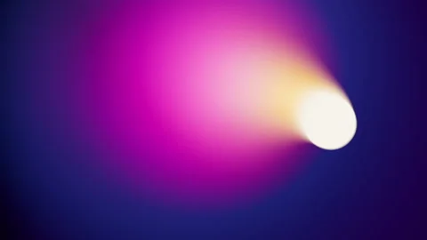 Looping abstract 3D animation. A white spot moves across the screen Stock Footage 311454375