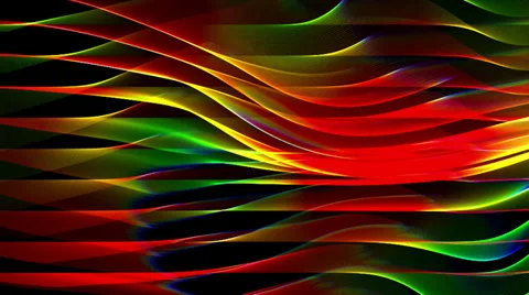 Looping abstract background, color waves, visualization of velocity fields Stock Footage 32527398