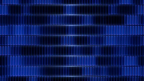 Looping abstract Blue color Rectangle animation.Screensaver. Blue light flares Stock Footage 245878290