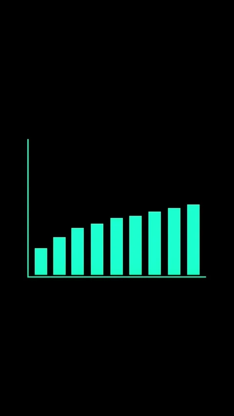 Looping abstract business motion graphics vertical video. Clean simple data.. Stock Footage 321628199