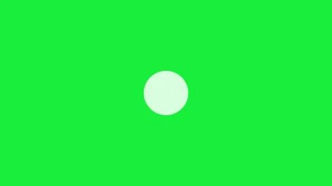 Looping Abstract Concentric Circles Animation on Green Screen Background Stock Footage 311538142