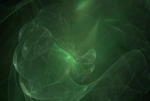 Looping abstract green swirls motion background Stock Footage 609959