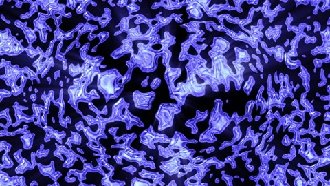 Looping abstract liquid blue Stock Footage 137615594
